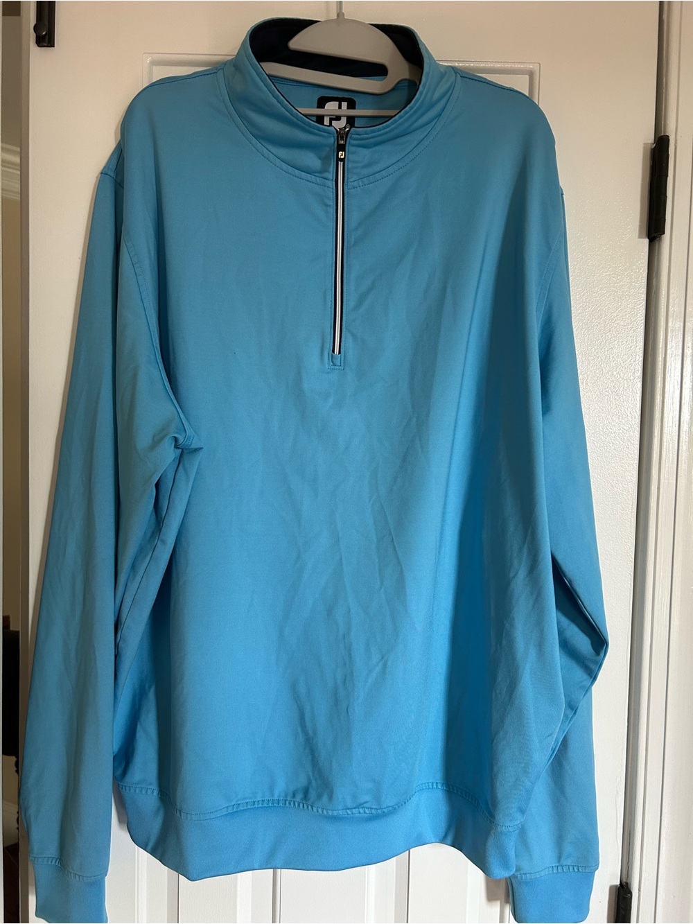 FootJoy Men's Quarter-Zip Pullover size L - Blue